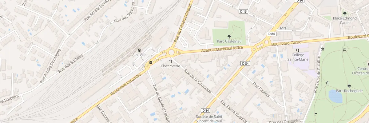 Plan du 31 Av Maréchal Joffre à Albi