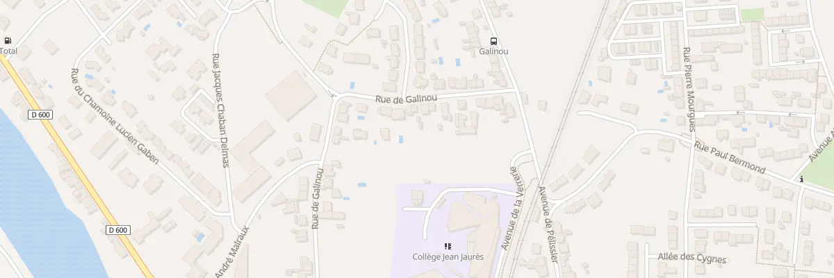 Plan du 80 Rue de Galinou à Albi