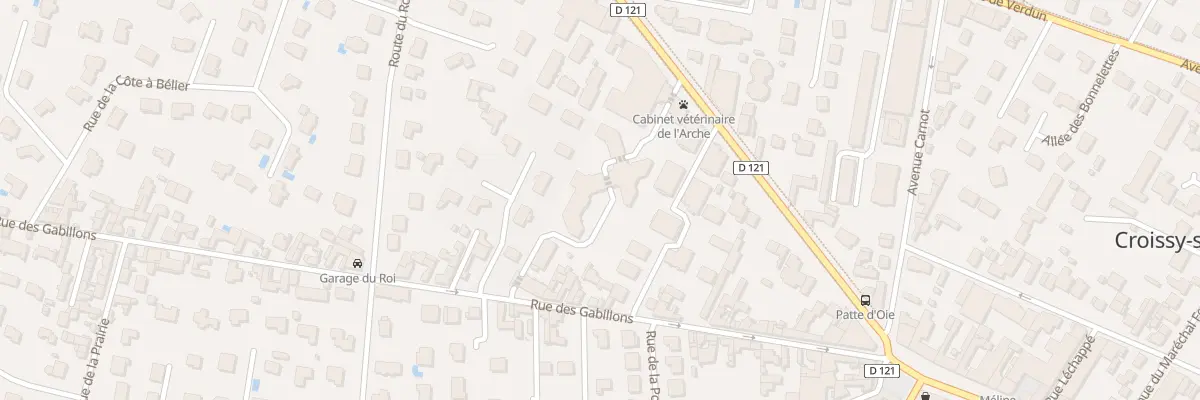 Plan du 3 All du Clos de la Croix à Croissy-sur-Seine
