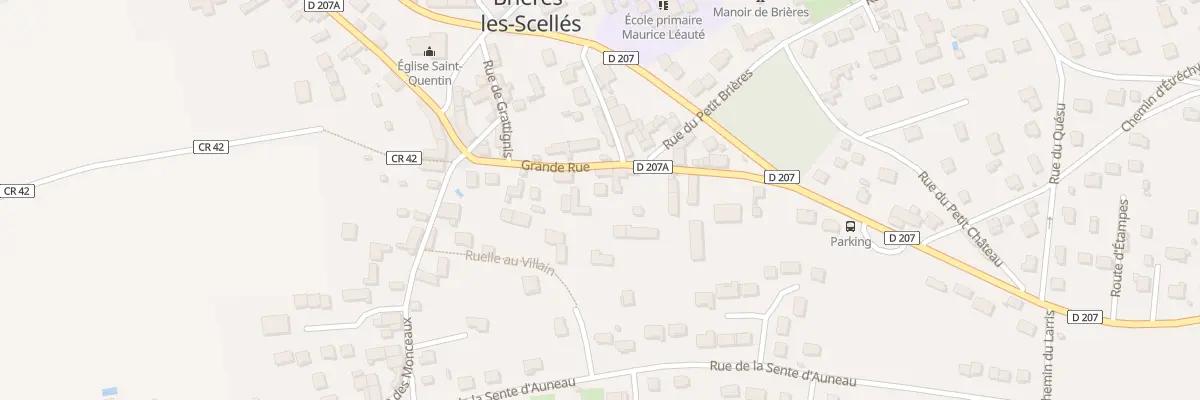 Plan du 14 Gr Gde Rue à Brières-les-Scellés