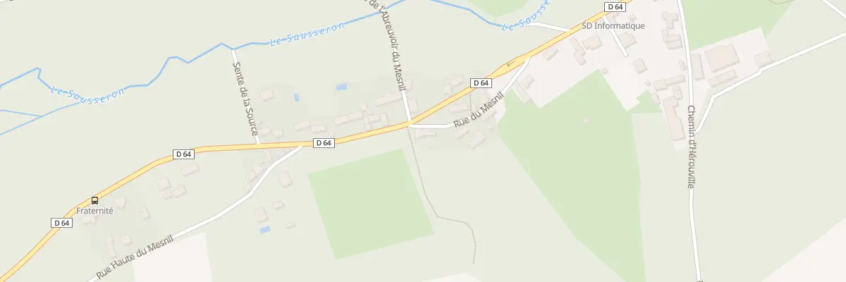 Plan du 13 Rue du Mesnil à Labbeville