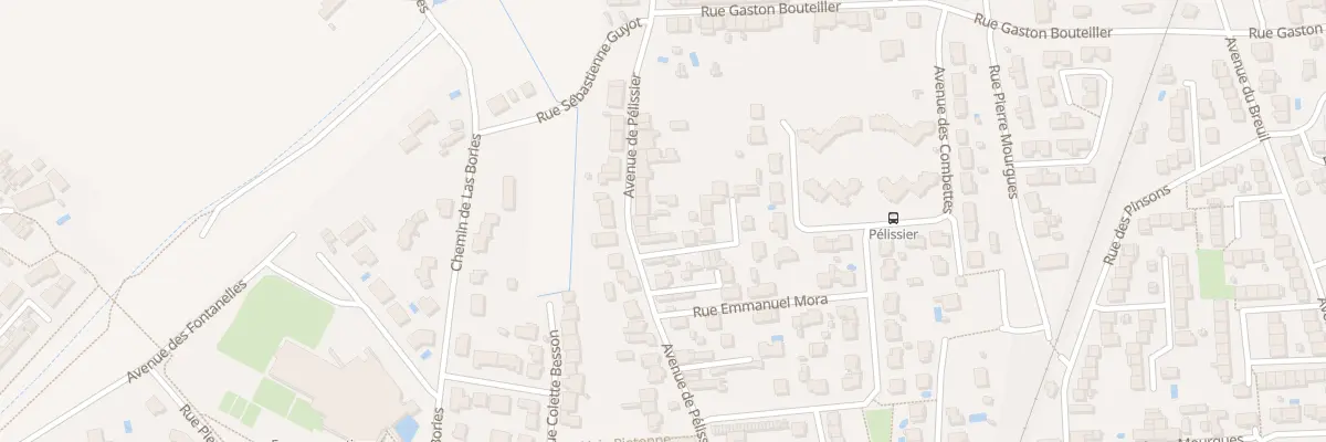 Plan du 172 Av de Pélissier à Albi
