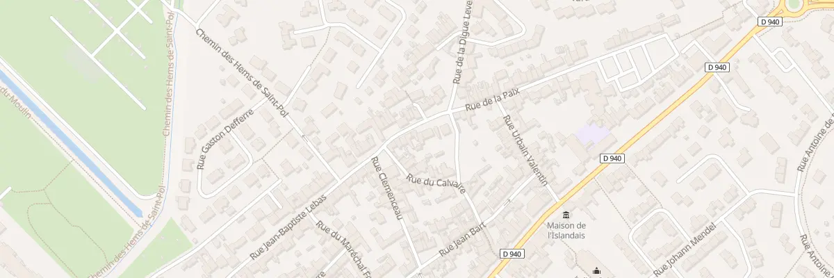 Plan du 66 Rue Jean-Baptiste Lebas à Gravelines