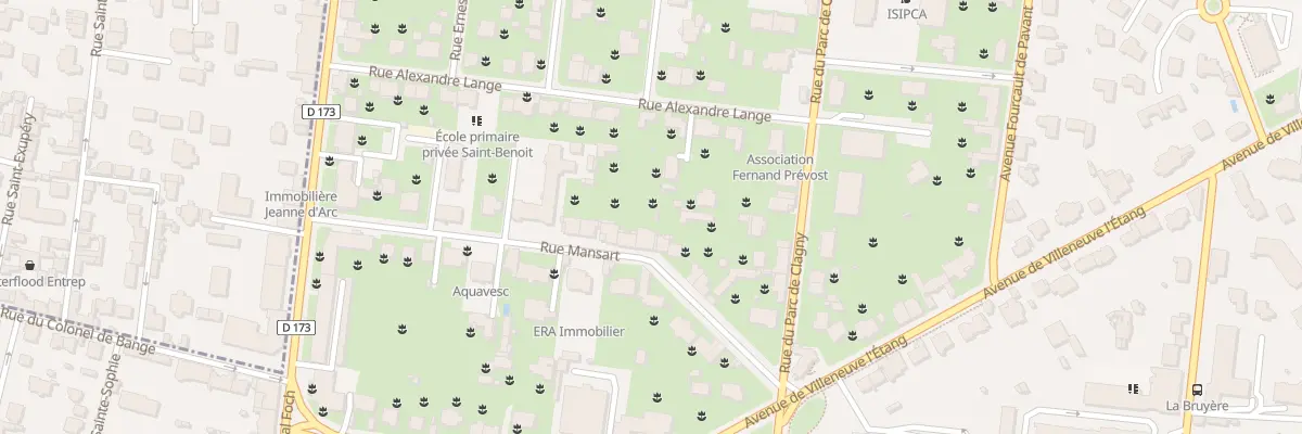 Plan du 21 Rue Mansart à Versailles