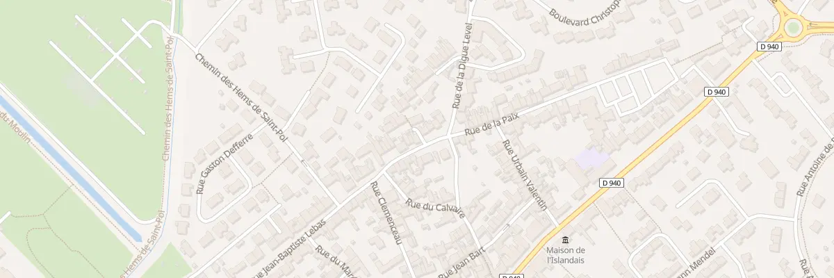 Plan du 173 Rue Jean-Baptiste Lebas à Gravelines