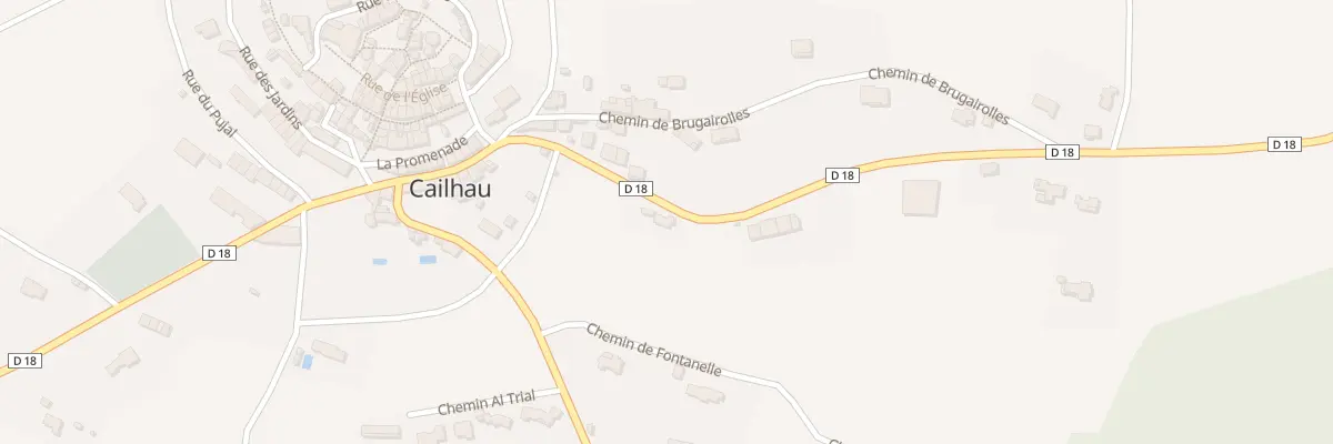 Plan du 8 Al Col à Cailhau