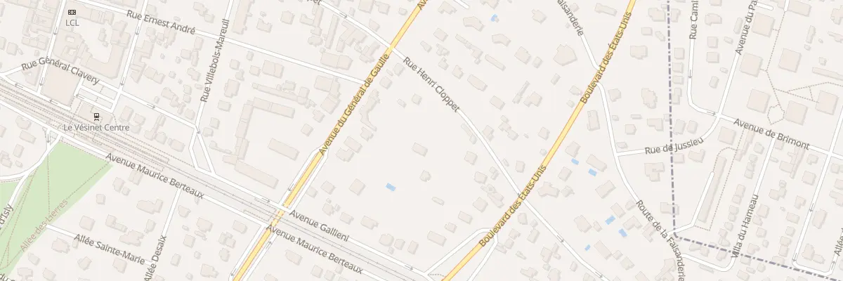 Plan du 43 Rue Henri Cloppet au Vésinet