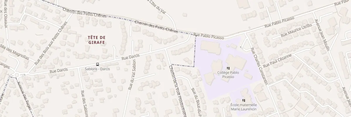 Plan du 30 Rue Darcis à Chatou