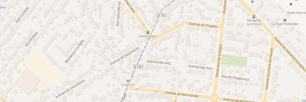 Plan du 44 Rte de Rueil à Versailles