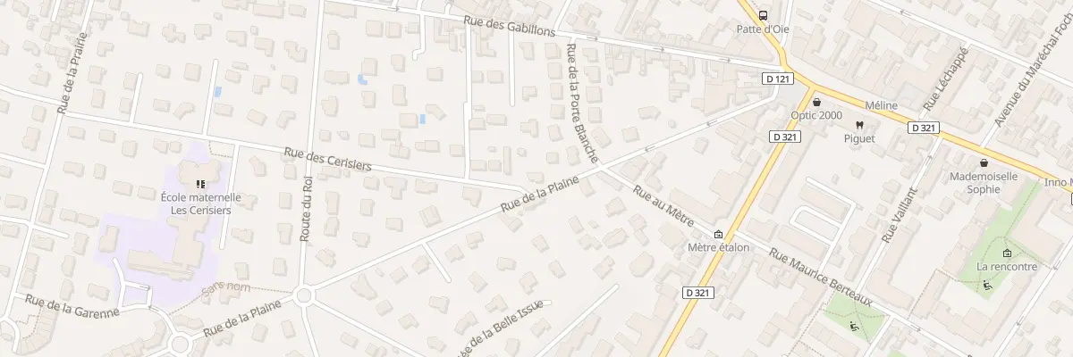 Plan du 2 Rue des Cerisiers à Croissy-sur-Seine
