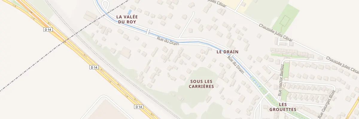 Plan du 85B Rue du Drain à Pierrelaye