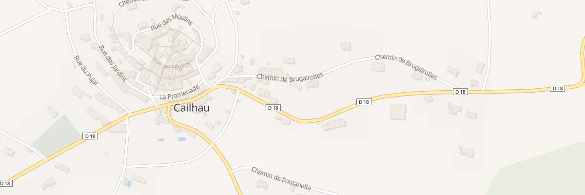 Plan du 1 Rue de Matine à Cailhau