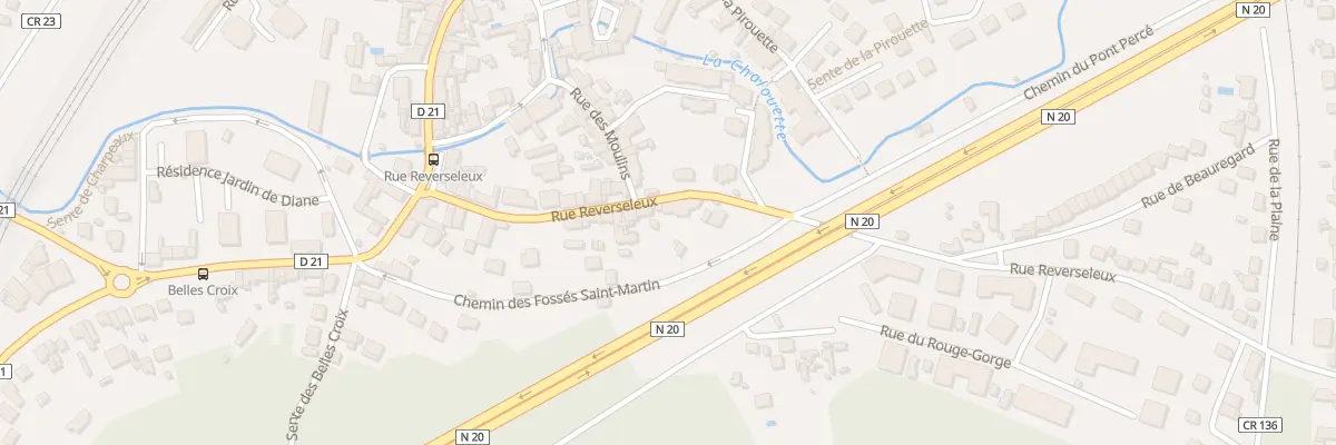 Plan du 23 Rue Reverseleux à Étampes