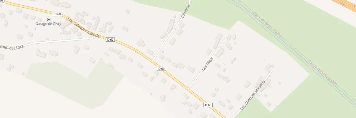 Plan du 554B Les Mays à Foëcy