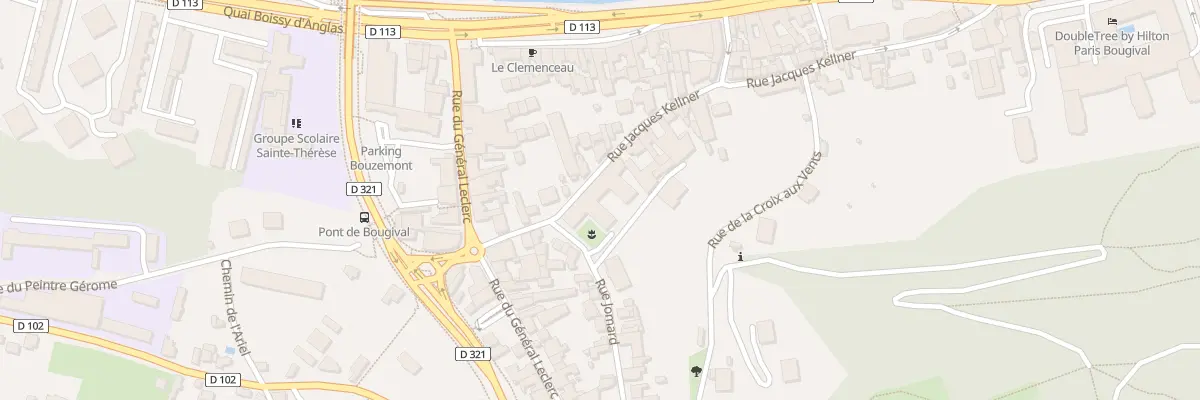 Plan du 10 Rue Jacques Kellner à Bougival