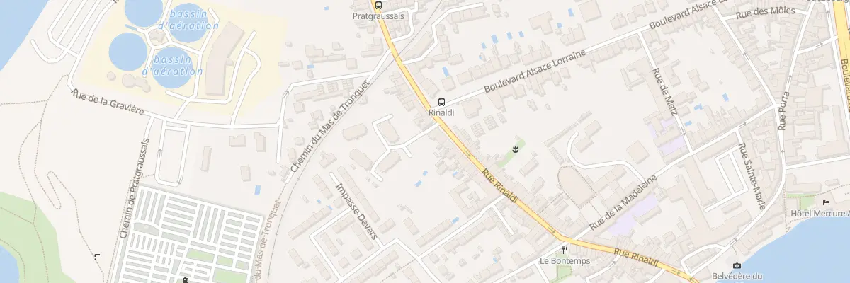 Plan du 93 Rue Rinaldi à Albi