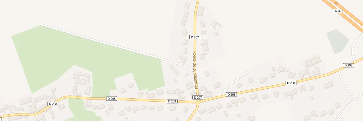 Plan du 81 Rte de Zudausques à Quelmes