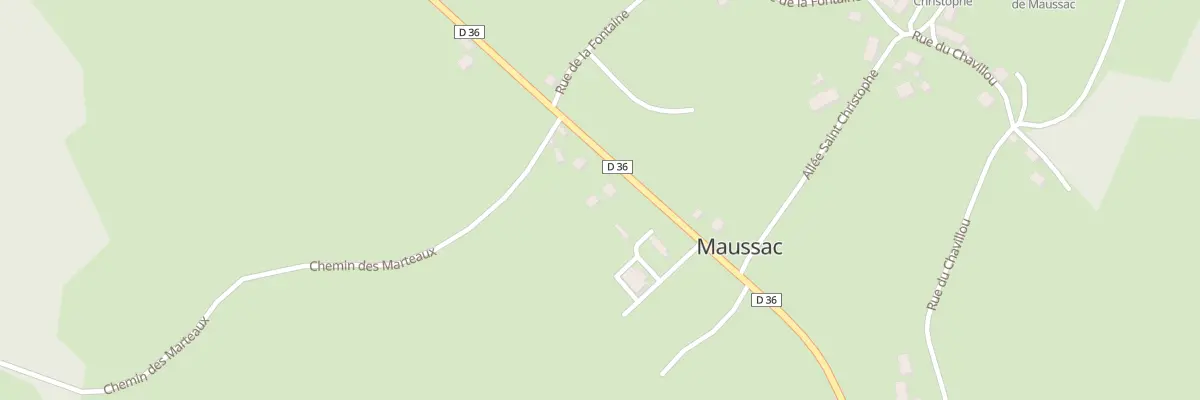 Plan du 8 Av de la Mairie à Maussac