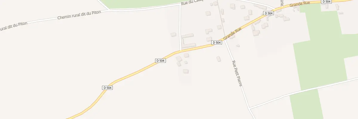 Plan du 2 Gr Grande Rue à Hodenc-l’Évêque