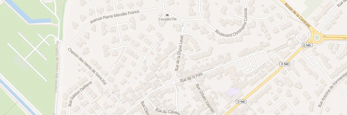 Plan du 3 Rue de la Digue Level à Gravelines