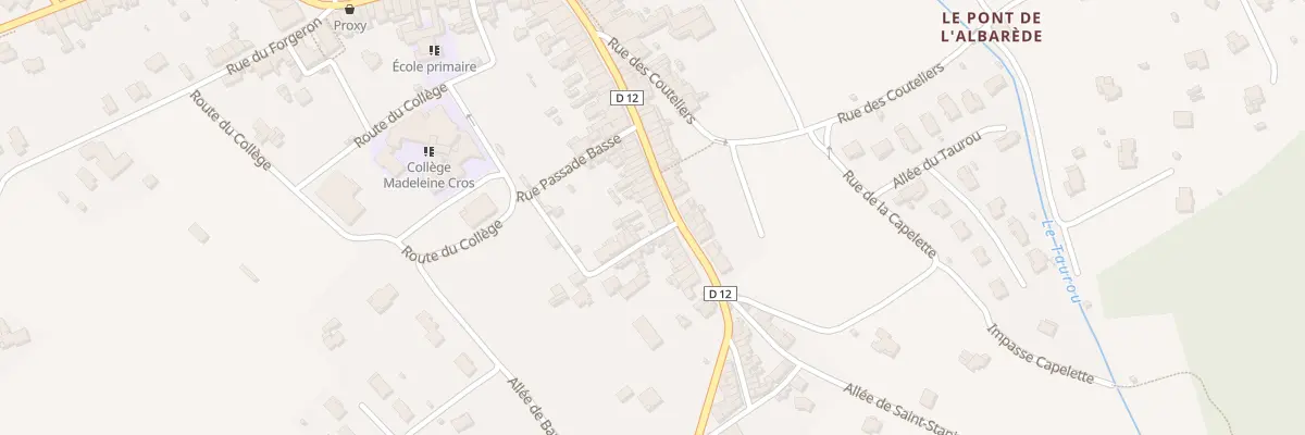 Plan du 50 Av du Maquis à Dourgne
