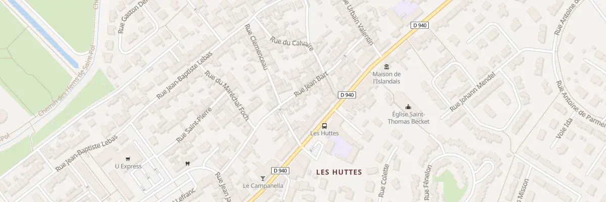 Plan du 30 Rue Jean Bart à Gravelines
