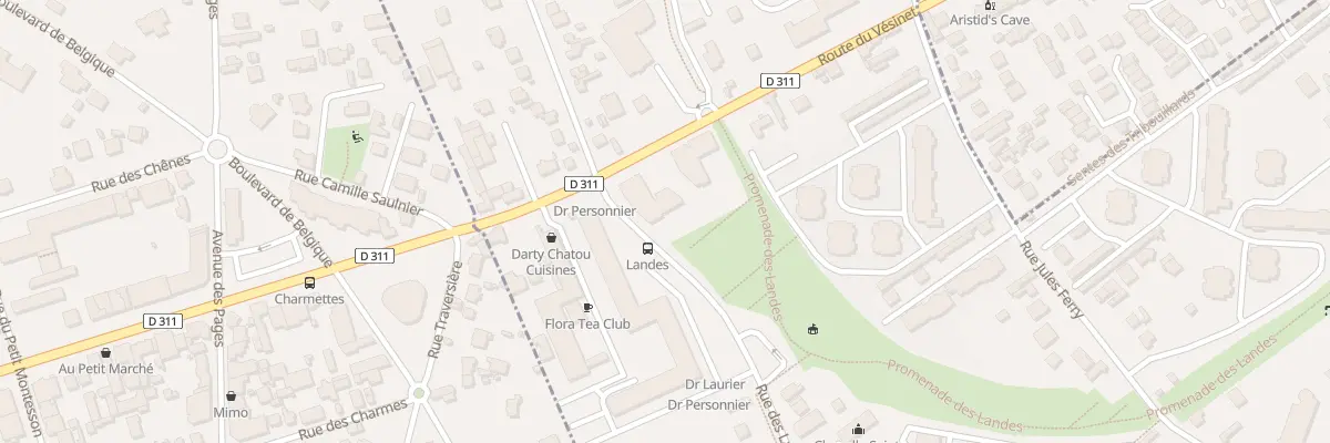 Plan du 225 Rue des Landes à Chatou