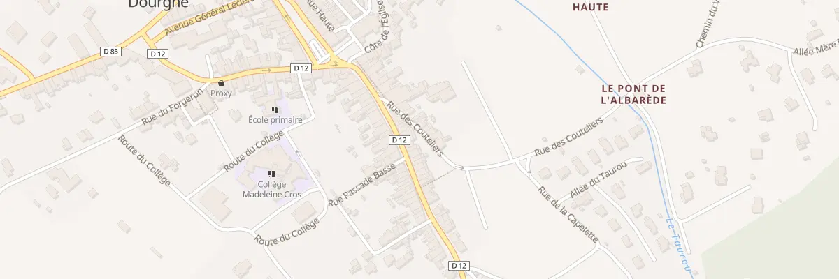 Plan du 23 Av du Maquis à Dourgne