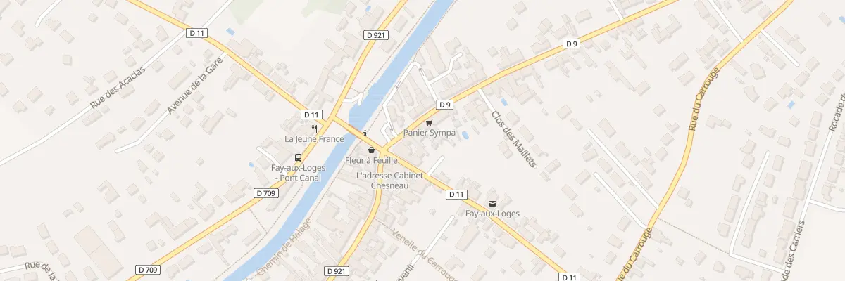 Plan du 3 Rue du General de Gaulle à Fay-aux-Loges