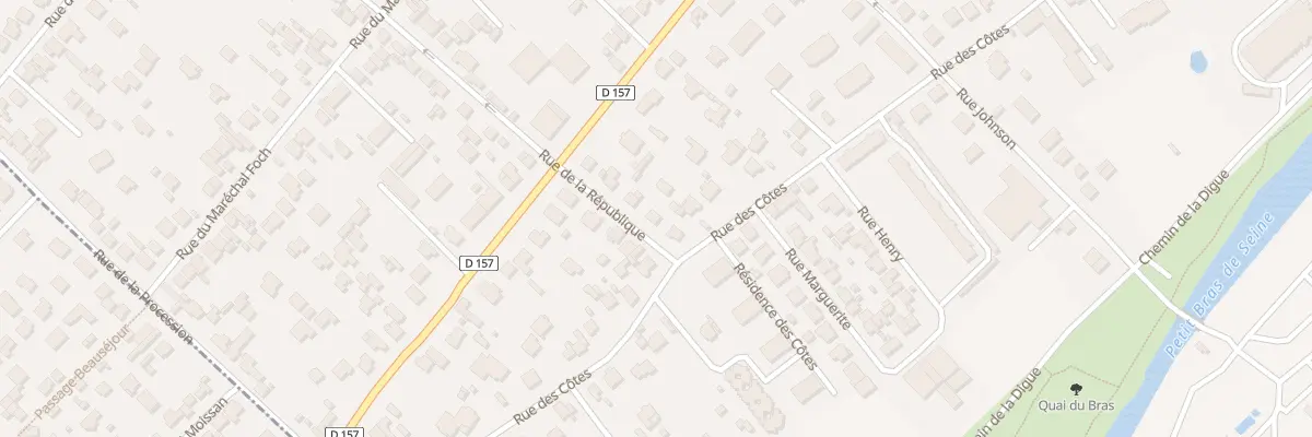 Plan du 4 Rue de la Republique à Maisons-Laffitte