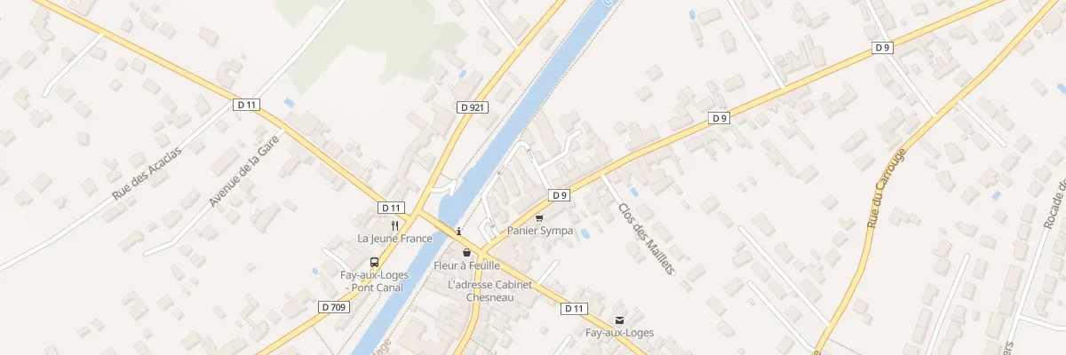 Plan du 9 Rue des Maillets à Fay-aux-Loges