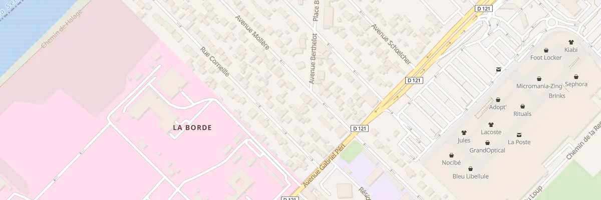 Plan du 64 Av Molière à Montesson