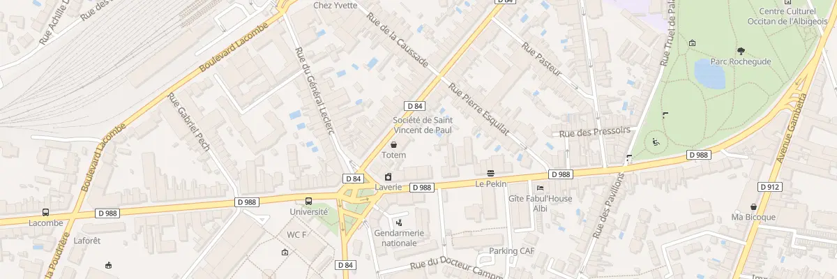 Plan du 75 Av du Gen de Gaulle à Albi