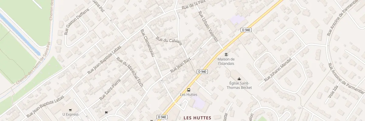 Plan du 47B Rue Jean Bart à Gravelines