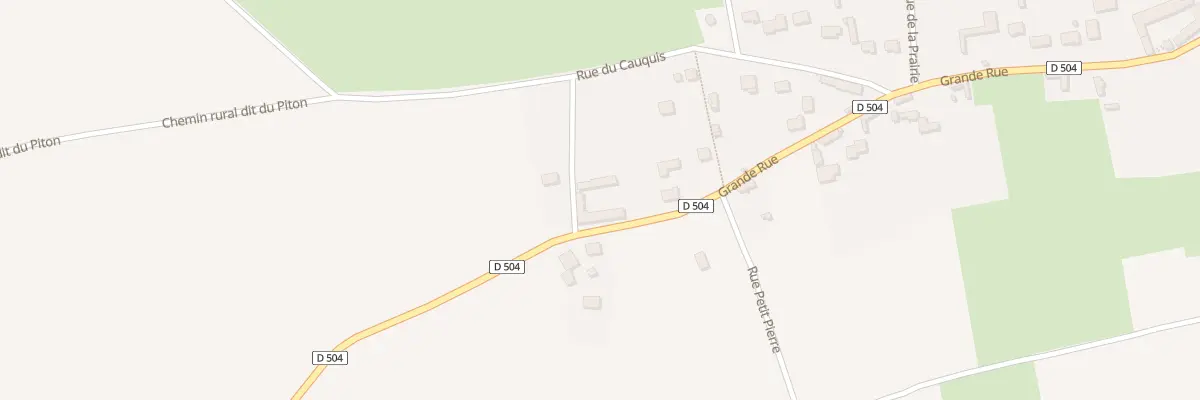 Plan du 3 Gr Grande Rue à Hodenc-l’Évêque