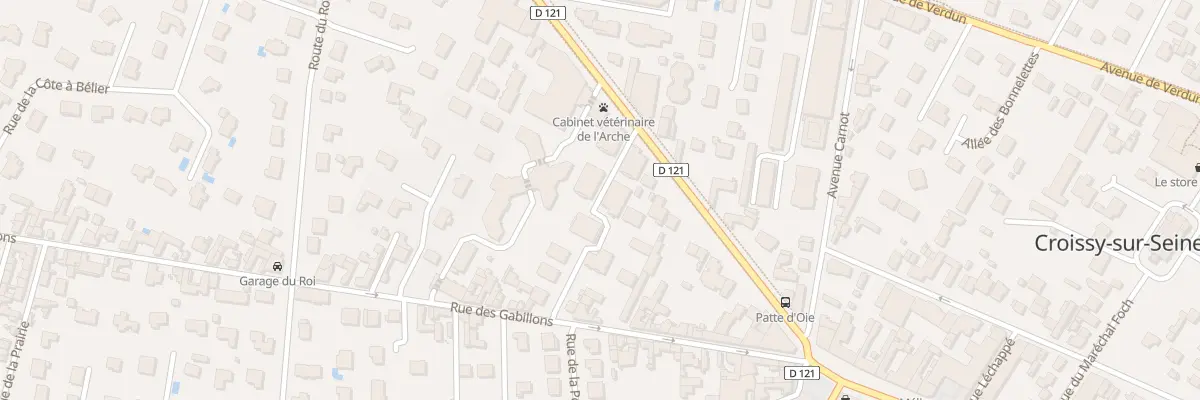 Plan du 23 Av du Gal de Gaulle à Croissy-sur-Seine