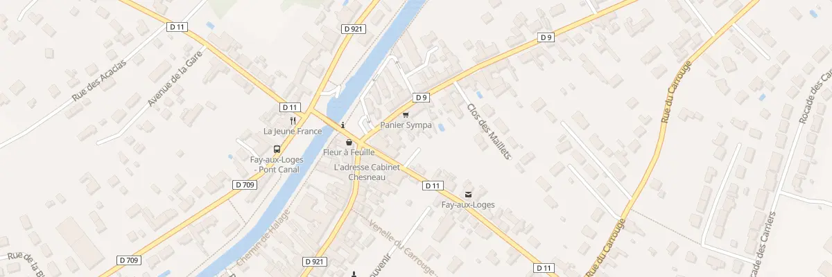 Plan du 10 Rue des Maillets à Fay-aux-Loges