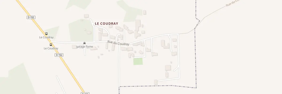 Plan du 160B Le Coudray à Briis-sous-Forges