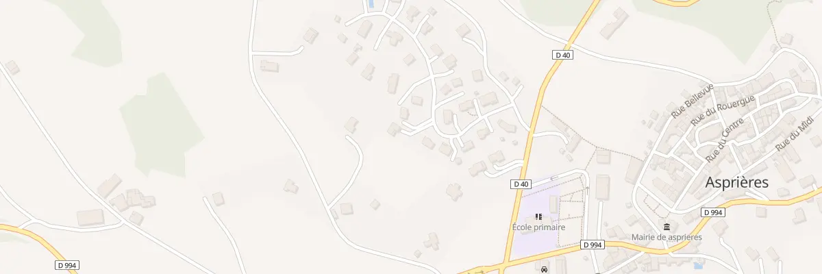 Plan du 5350 Champ d’Espinasse à Asprières