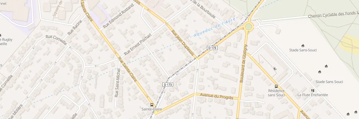 Plan du 57 Rte de Rueil au Chesnay-Rocquencourt