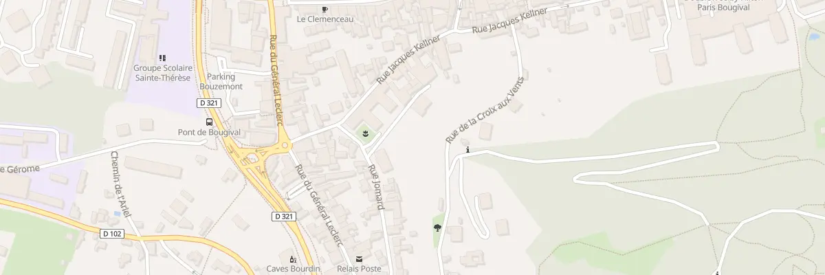 Plan du 3 Rue Jomard à Bougival