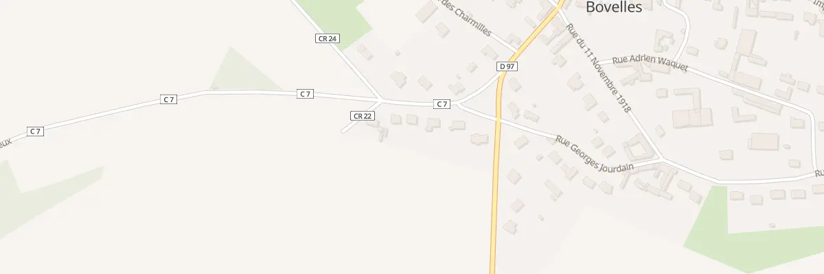 Plan du 8 Che de Seux à Bovelles