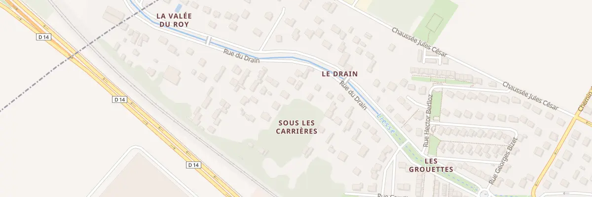 Plan du 79 Rue du Drain à Pierrelaye