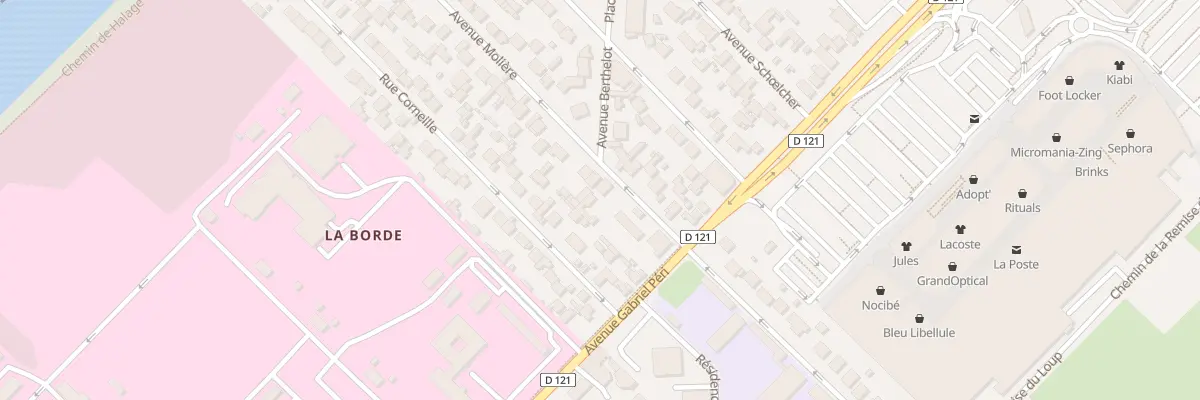 Plan du 68 Av Molière à Montesson