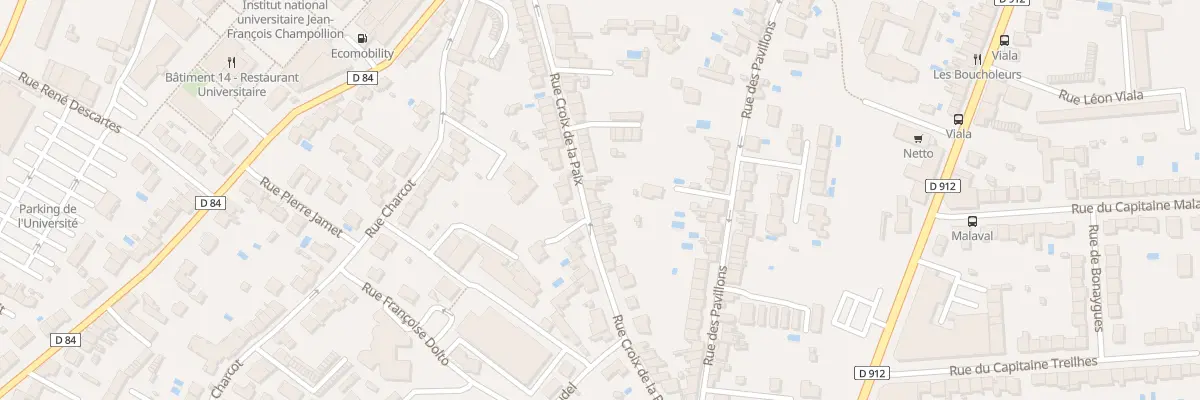 Plan du 47 Rue Croix de la Paix à Albi