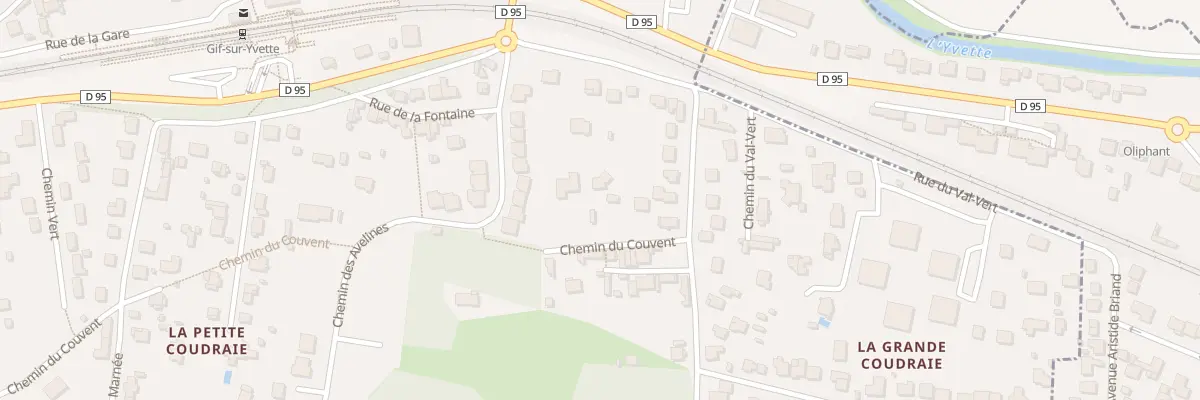 Plan du 73 Che du Couvent à Gif-sur-Yvette