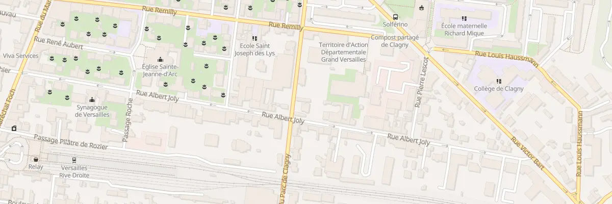 Plan du 10Q Rue du Parc de Clagny à Versailles