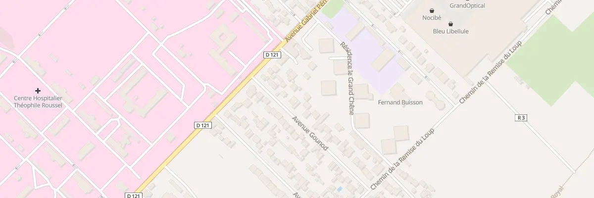 Plan du 7 Av Gounod à Montesson