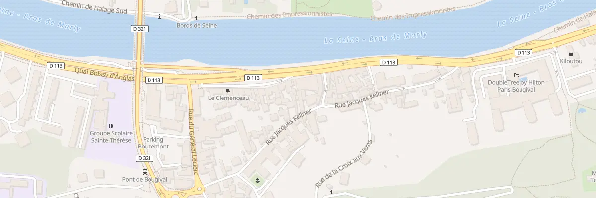 Plan du 16 Quai Georges Clémenceau à Bougival