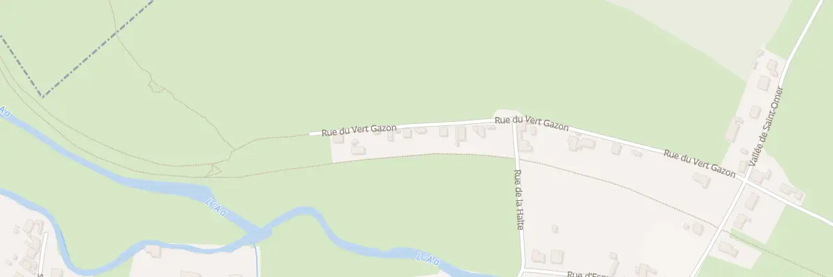 Plan du 21 Rue du Vert Gazon à Wavrans-sur-l’Aa